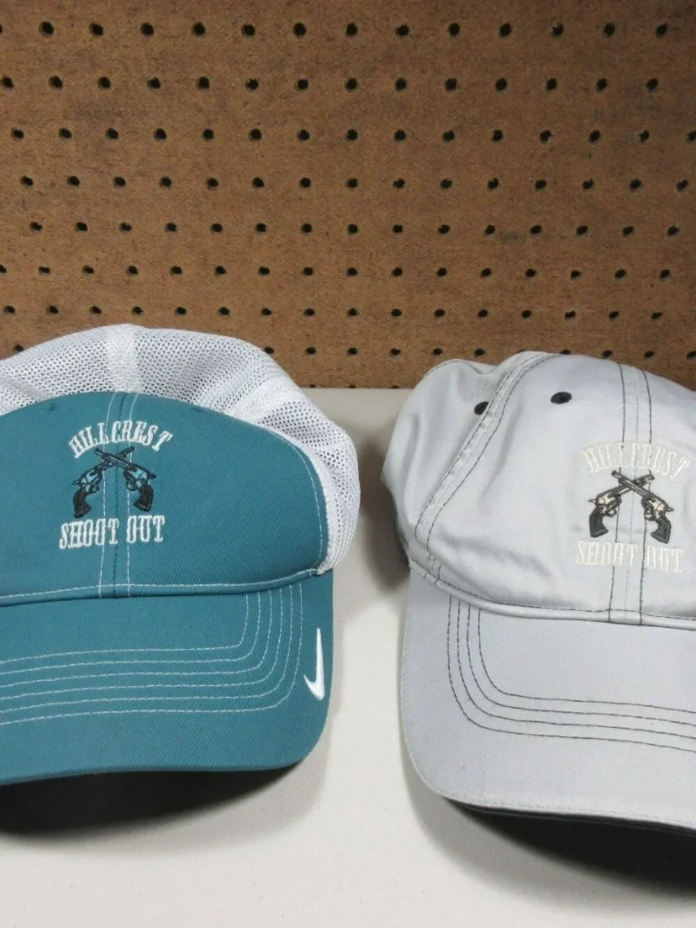 Nike mens ocean an gray HillCrest Shoot Out golf  hat lot L XL (2)